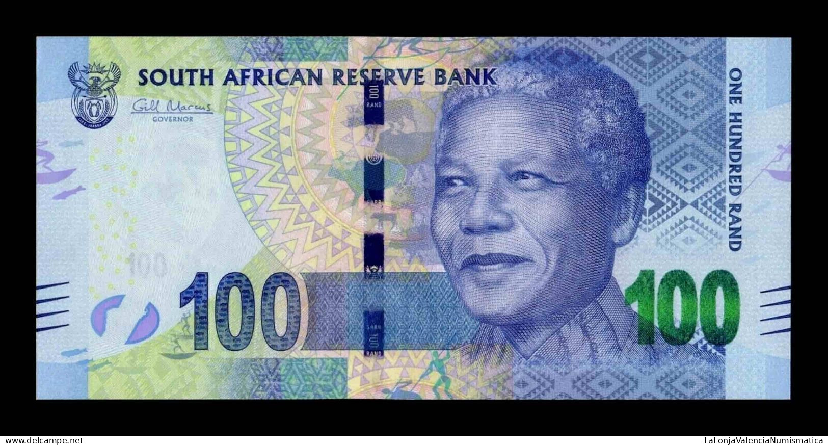 Sudáfrica South Africa 100 Rand Nelson Mandela ND (2013) Pick 141a Sc Unc - Suráfrica