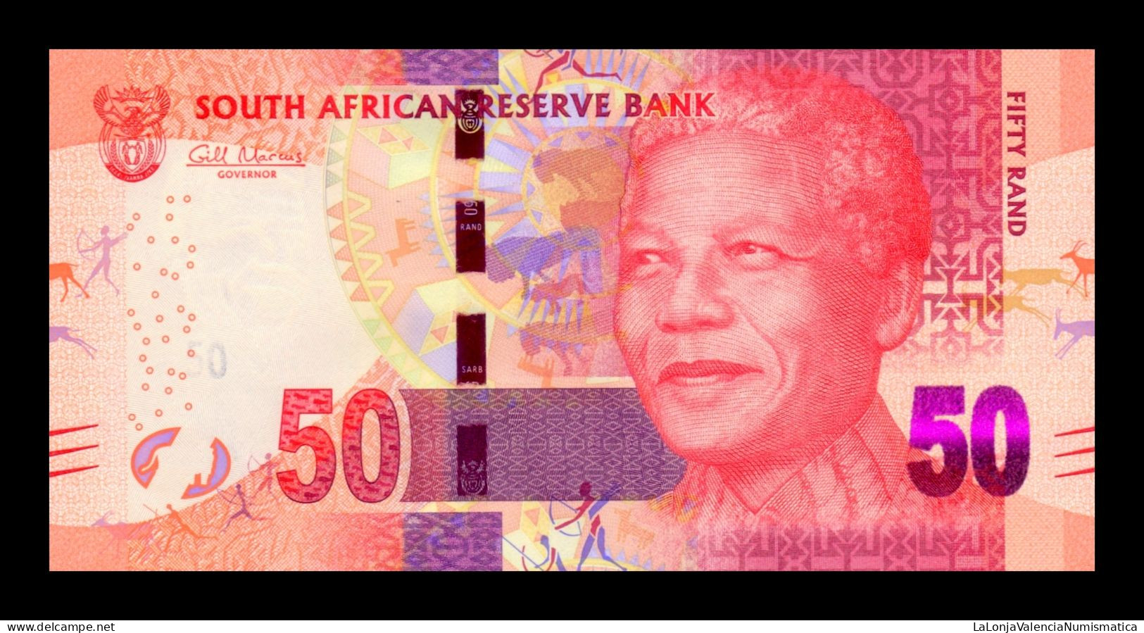 Sudáfrica South Africa 50 Rand Nelson Mandela ND (2013) Pick 140a Sc Unc - Afrique Du Sud