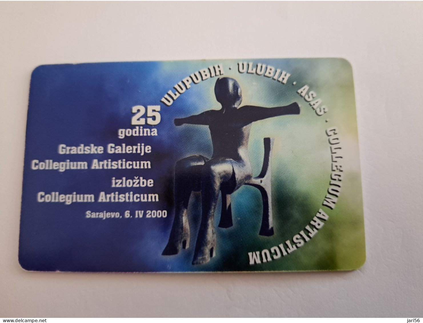 BOSNIA/ HERZEGOWINA / 100 IMPULSA/   CHIP  CARD/ COLLEGIUM ARTISTICUM / ART  PTT BIH        ** 14660** - Bosnië