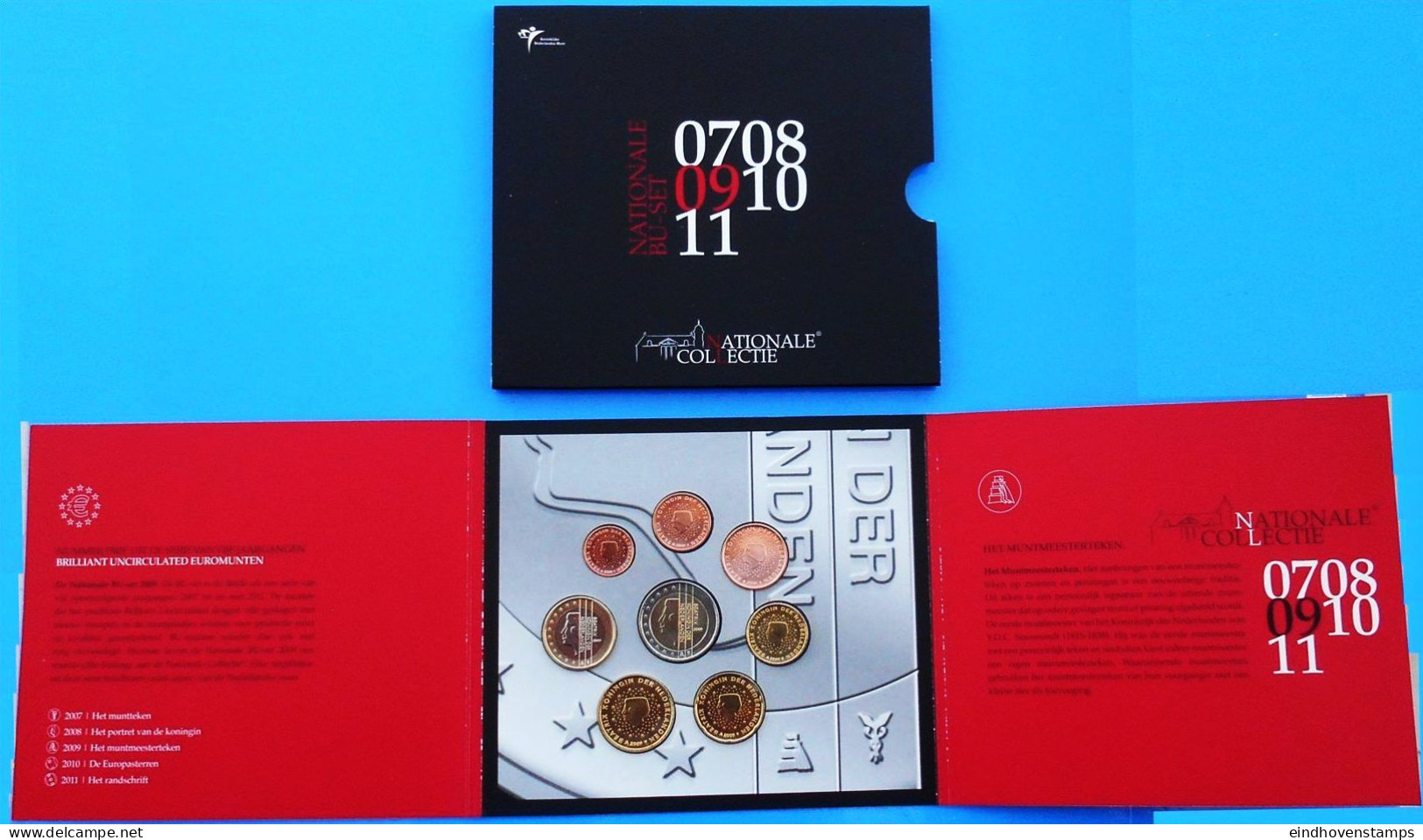 Netherlands, 2009,€ EU Coin Yearset  BU Quality - Nieuwe Sets & Testkits