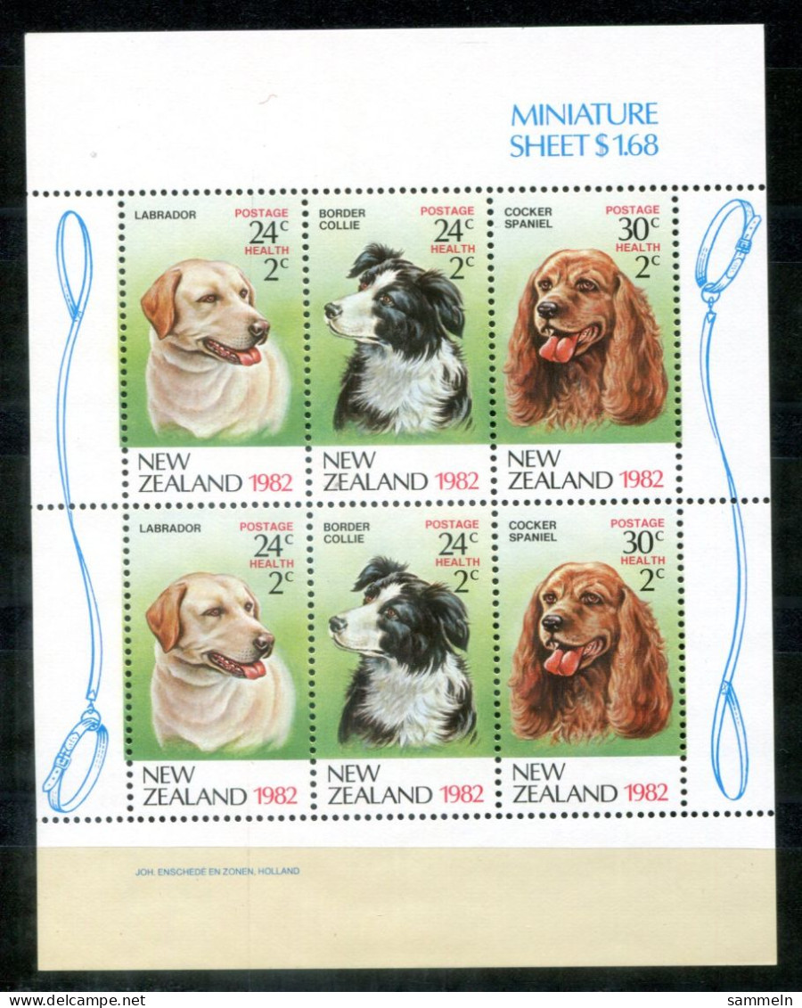 NEUSEELAND 849-851 KB (1) Mnh - Hunde, Dogs, Chiens - NEW ZEALAND / NOUVELLE-ZÉLANDE - Hojas Bloque
