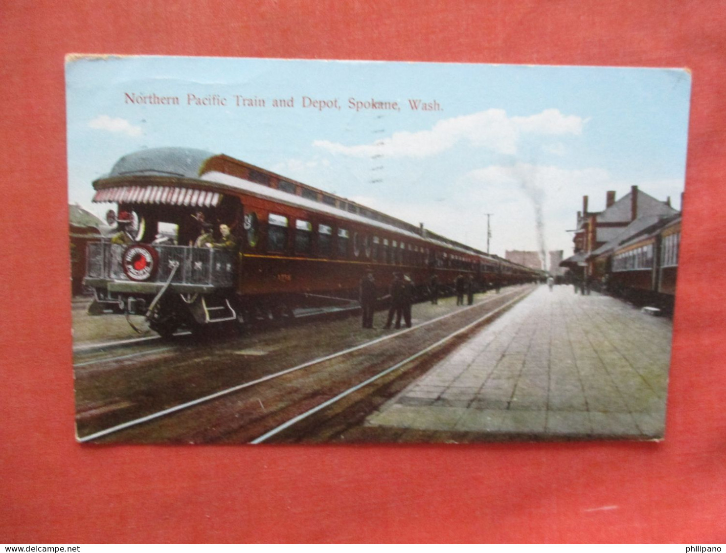 Northern  Pacific Depot.    Spokane Washington       Ref  6149 - Spokane