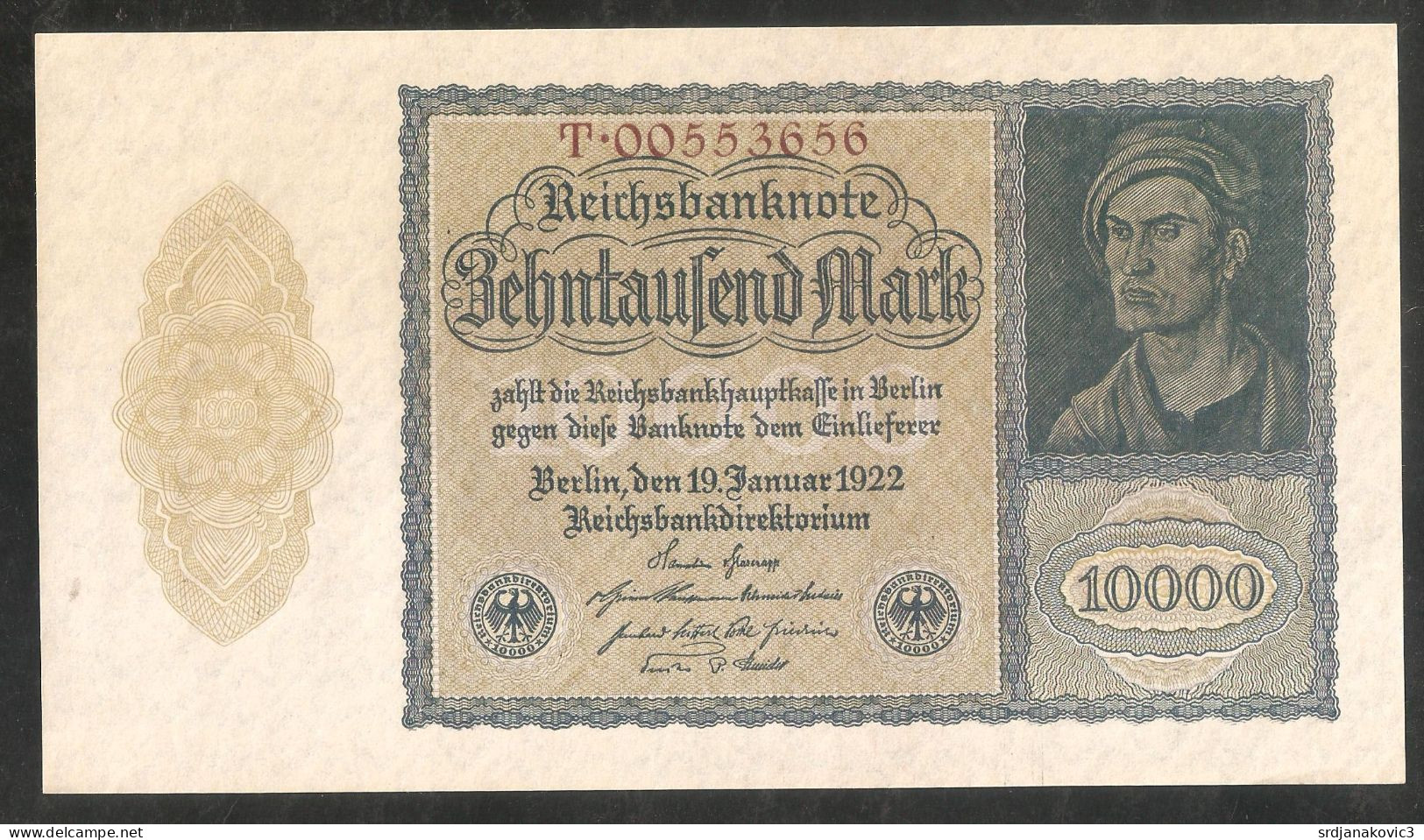 GERMANY 1922 - 10000 Mark