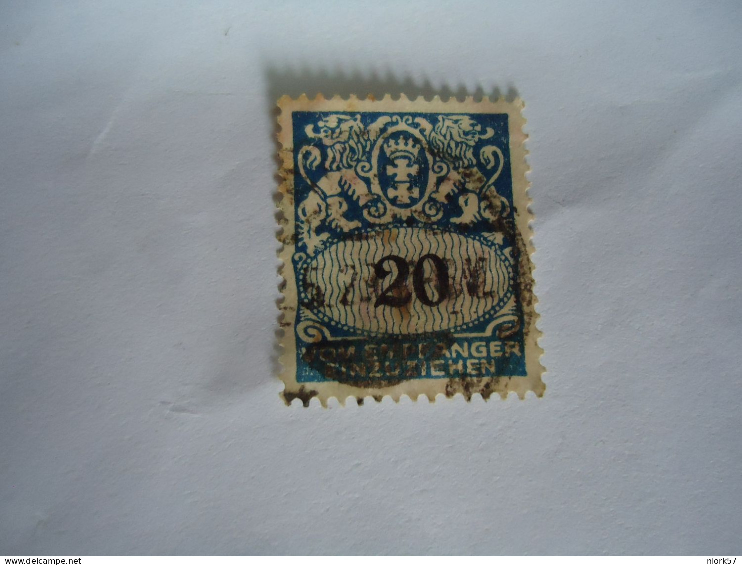 GERMANY  USED STAMPS  OVERPRINT - Portomarken