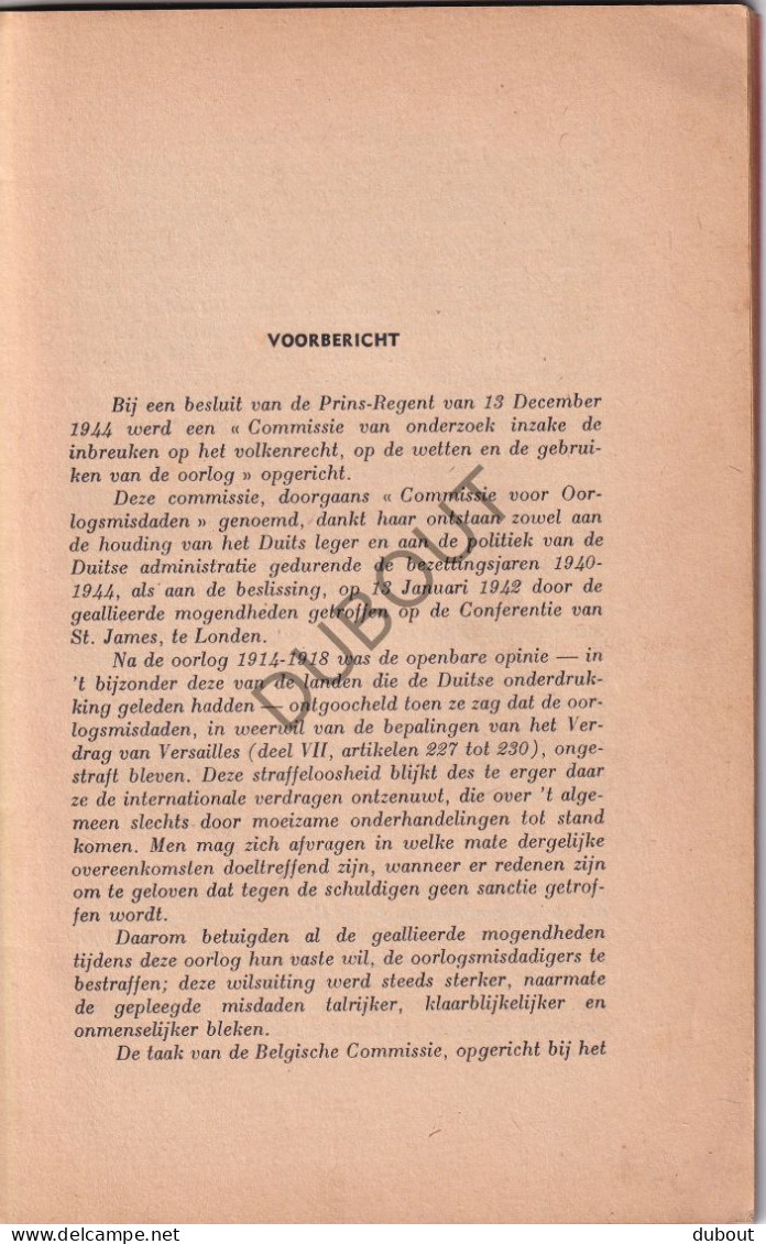 Hoei-Namen/Huy-Namur - De Oorlogsmisdaden 1949 - Avec Des Illustrations (V2648) - Antiquariat