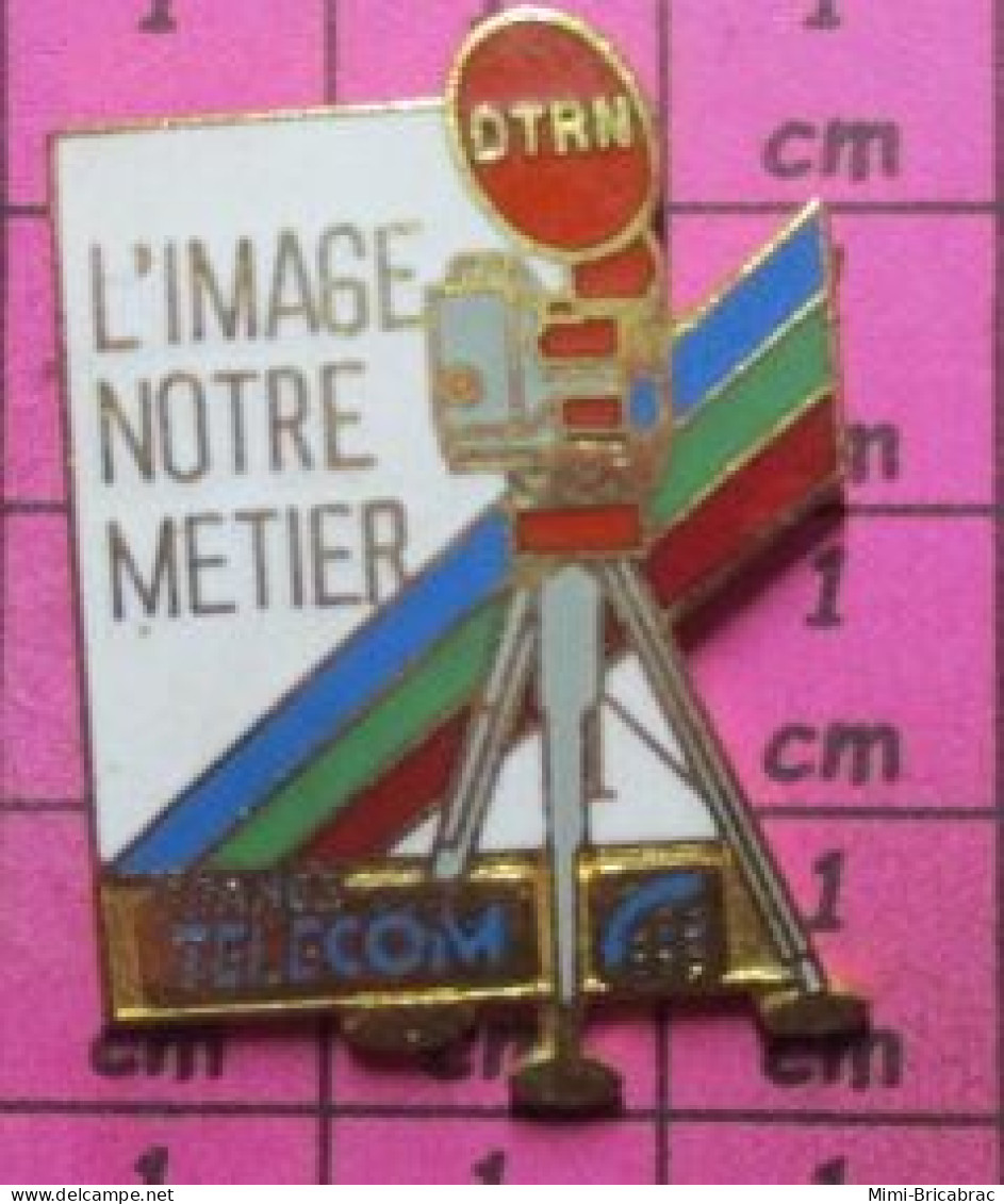 812H Pin's Pins / Beau Et Rare / FRANCE TELECOM / DTRN L'IMAGE NOTRE METIER - France Télécom