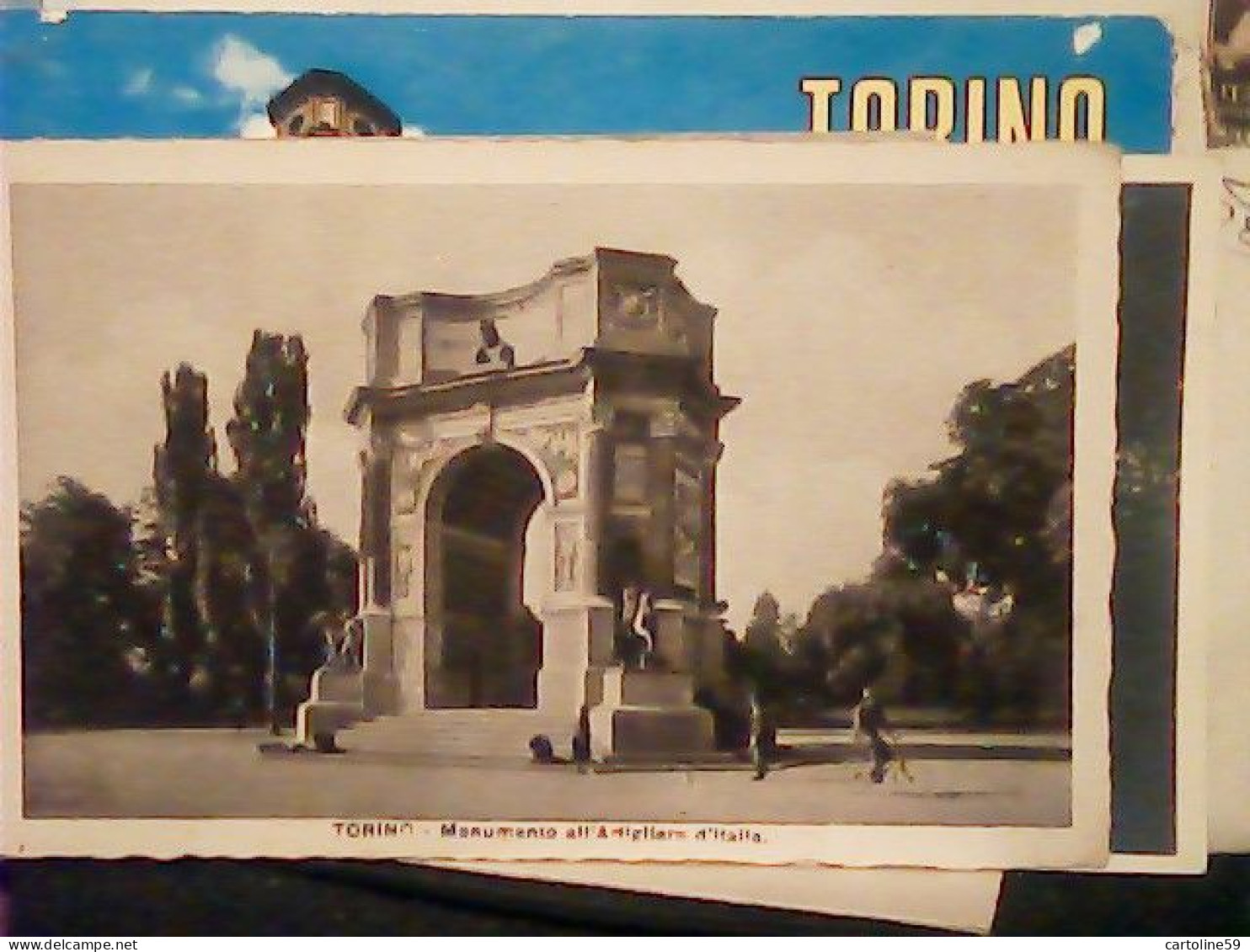 7 CARD  TORINO CITTA CPA PICCOLO FORMATO VARIE     VBN1900/35 JM2078 - Verzamelingen