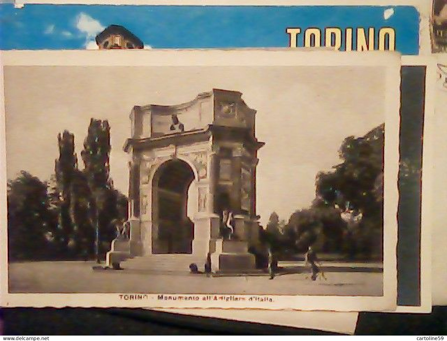 7 CARD  TORINO CITTA CPA PICCOLO FORMATO VARIE     VBN1900/35 JM2078 - Collections & Lots