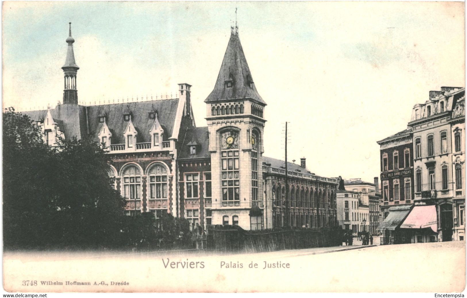 CPA  Carte Postale   Belgique Verviers Palais De Justice  Début 1900 VM70398 - Verviers