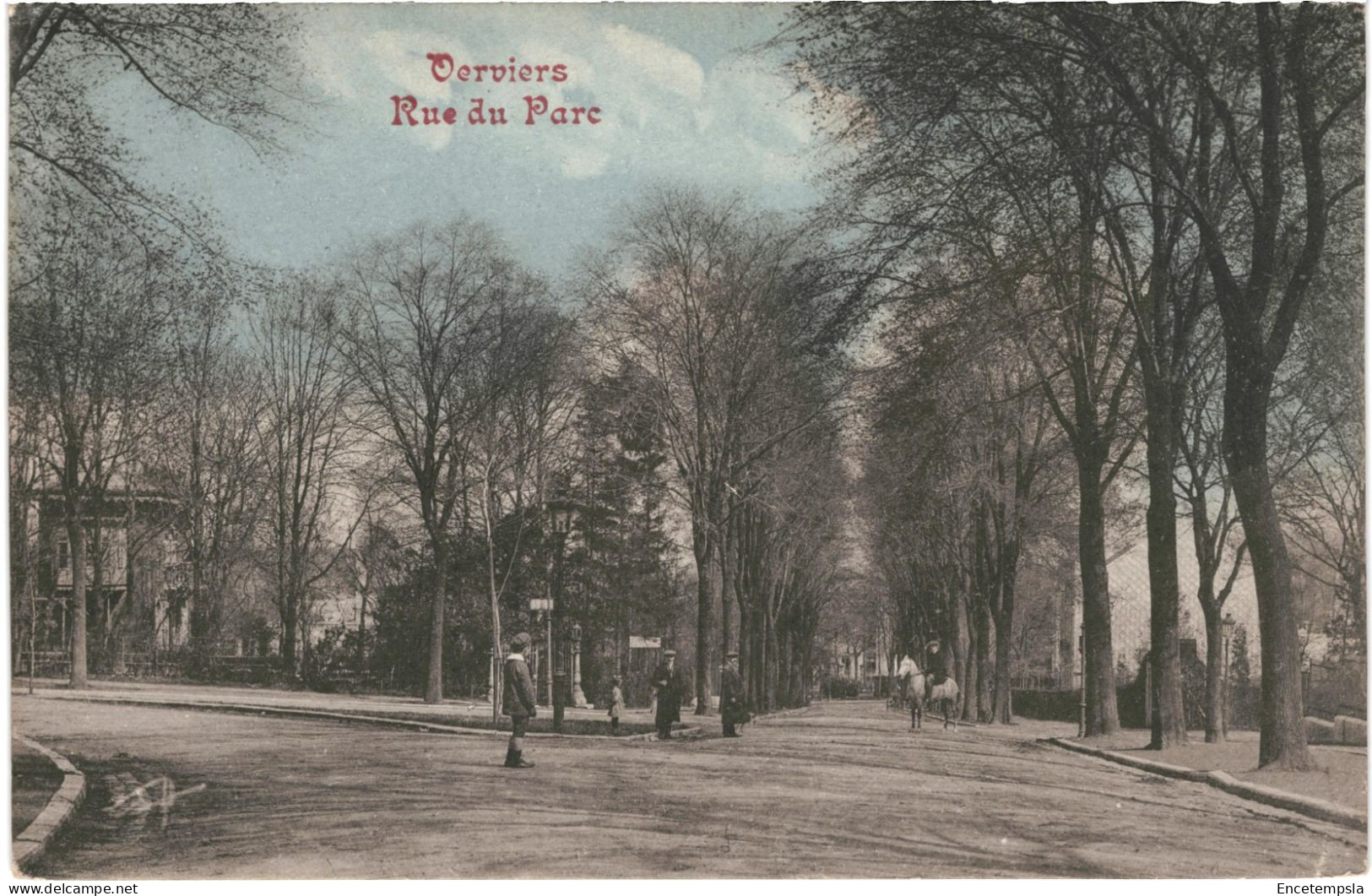 CPA  Carte Postale   Belgique Verviers Rue Du Parc 1920 VM70400 - Verviers