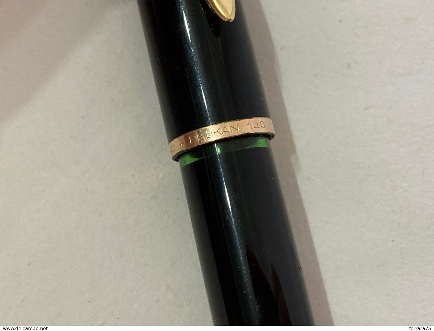 Penna Stilografica Vintage "Pelikan 140" - Black-14K Gold -Germany 1950- Con Difetto - Schreibgerät