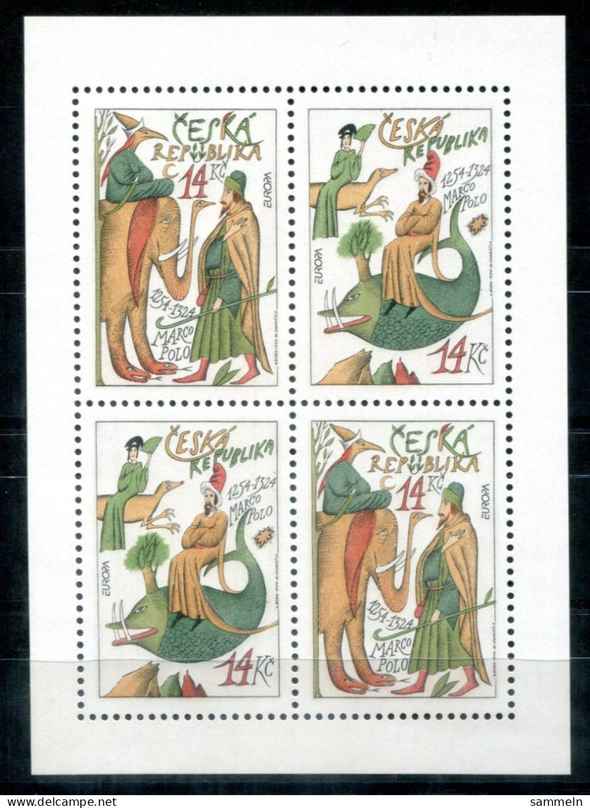 TSCHECHISCHE REPUBLIK 36-37 KB (1) Mnh - Europa CEPT 1994 - CZECH REPUBLIC / RÉPUBLIQUE TCHÈQUE - Blocks & Sheetlets