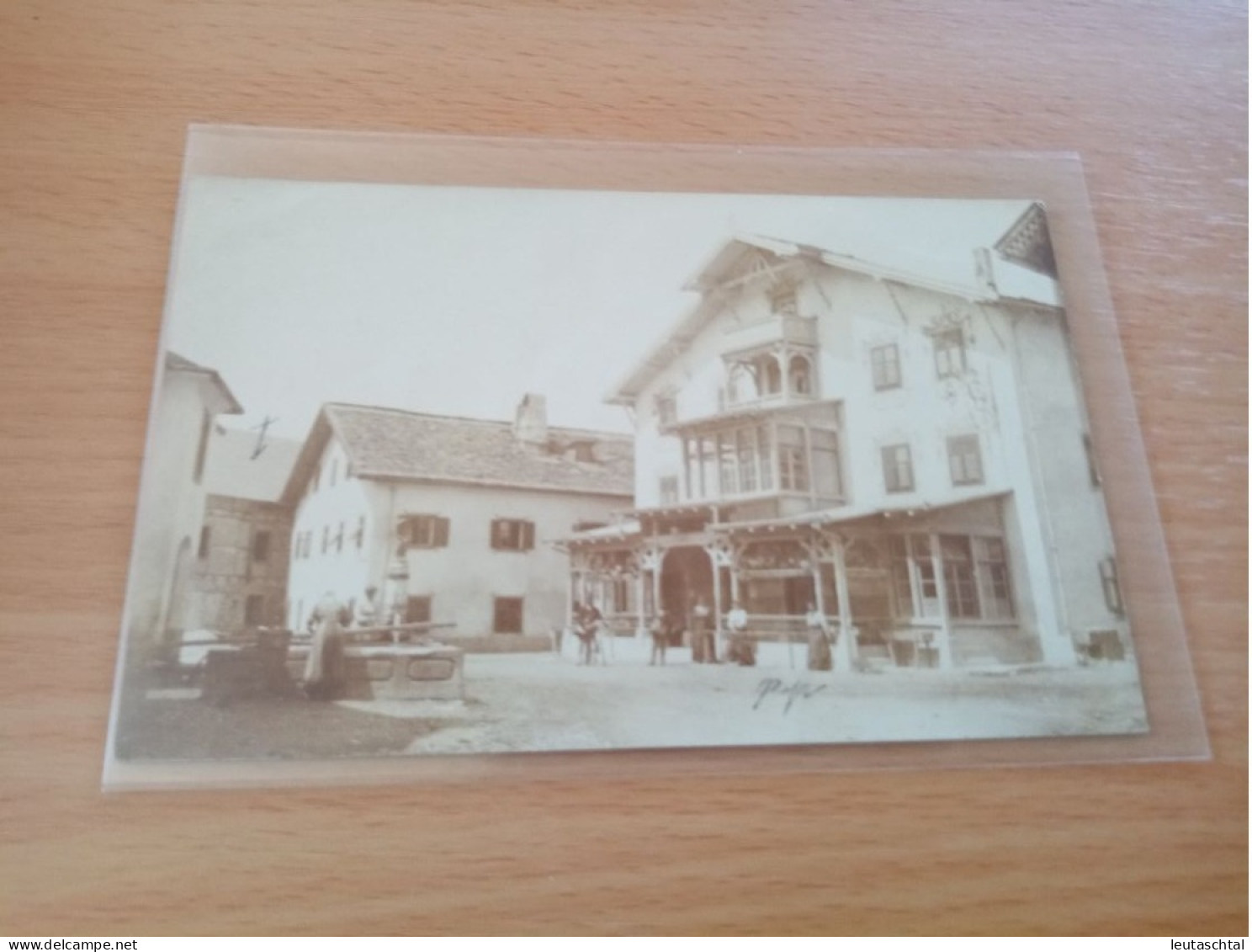 Gruß Aus Obermieming Bei Mieming Telfs Gasthaus Zur Post Foto AK - Telfs