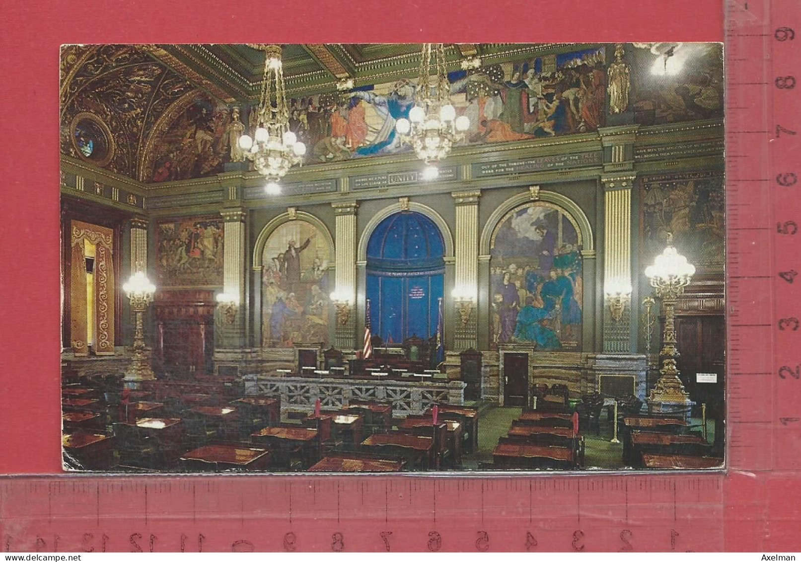 CPM  ETATS-UNIS, PENNSYLVANIA, HARRISBURG : Chamber Of Pennsylvania Senate ( Scan' En CPA ) - Harrisburg