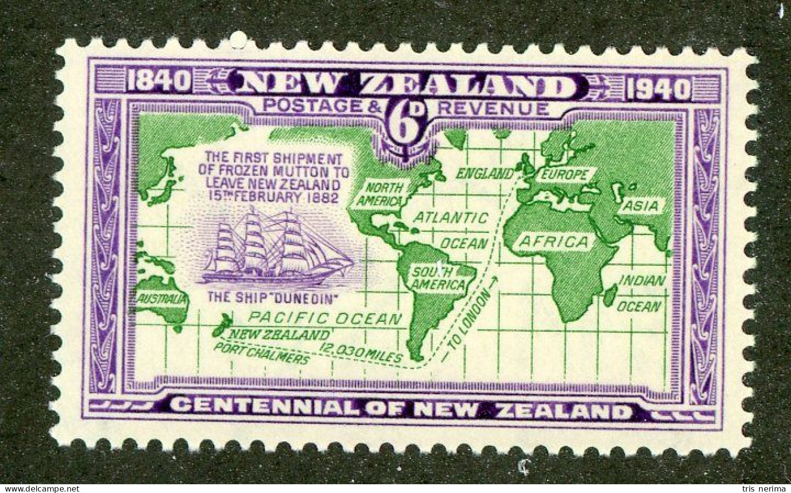 287 New Zealand 1940 Scott #237 Mnh** (Lower Bids 20% Off) - Unused Stamps