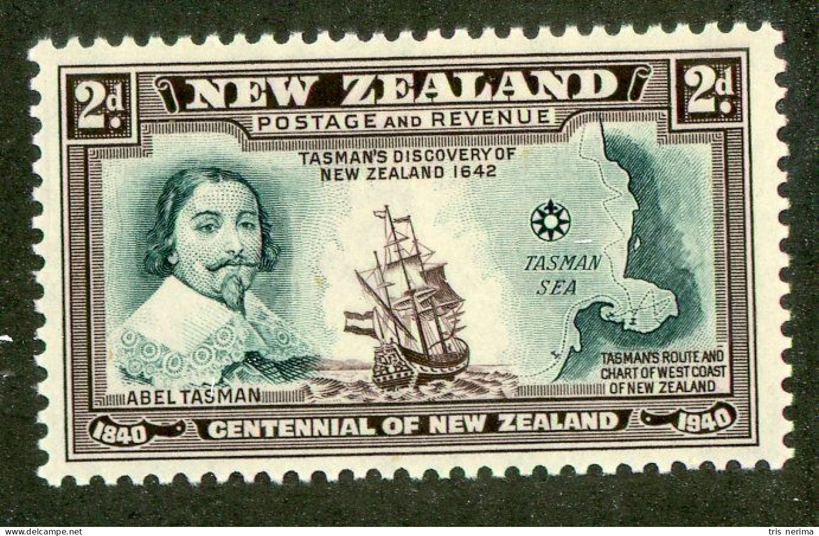 290 New Zealand 1940 Scott #232 Mnh** (Lower Bids 20% Off) - Unused Stamps