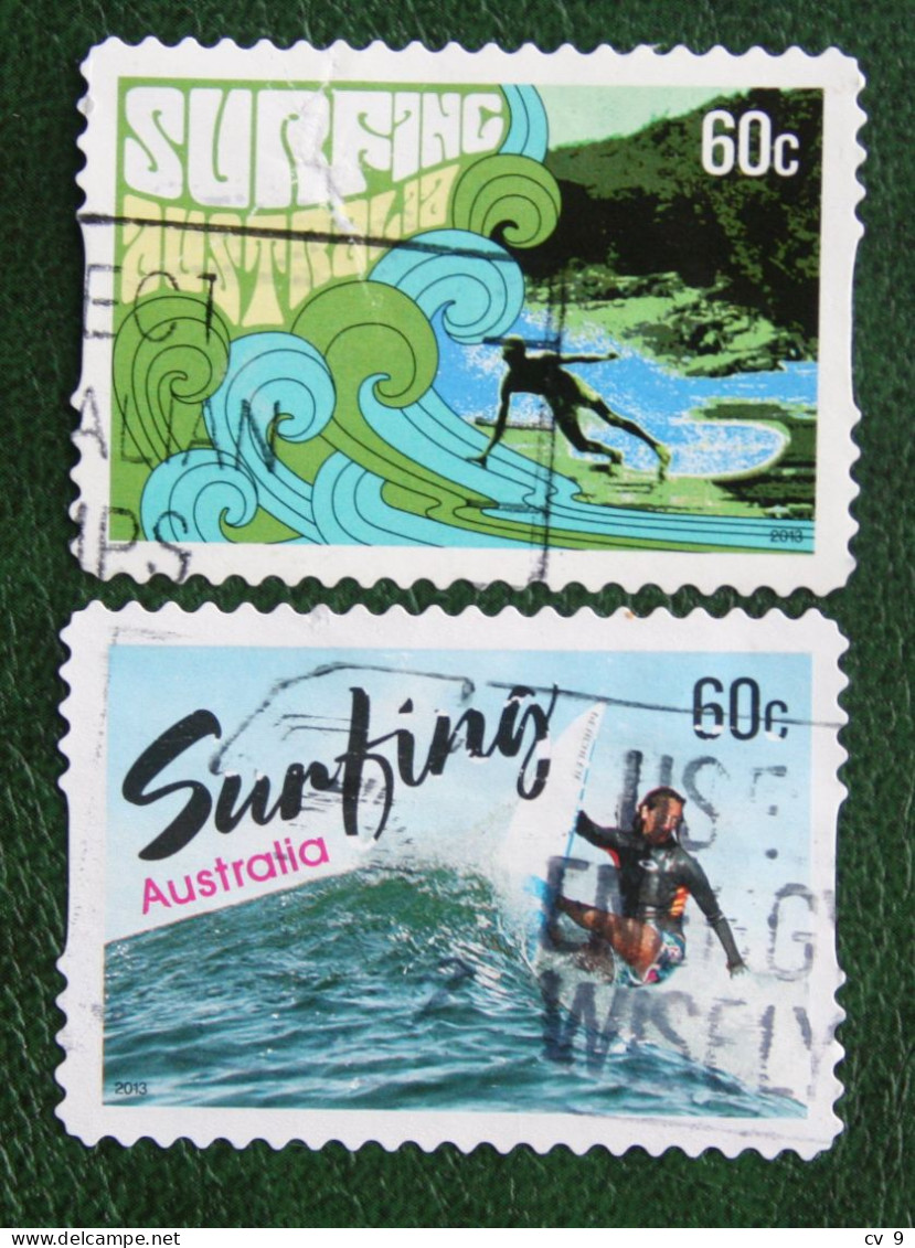 Surfing Self Adhesive 2013 Mi 3896 3898 Y&T Used Gebruikt Oblitere Australia Australien Australie - Used Stamps