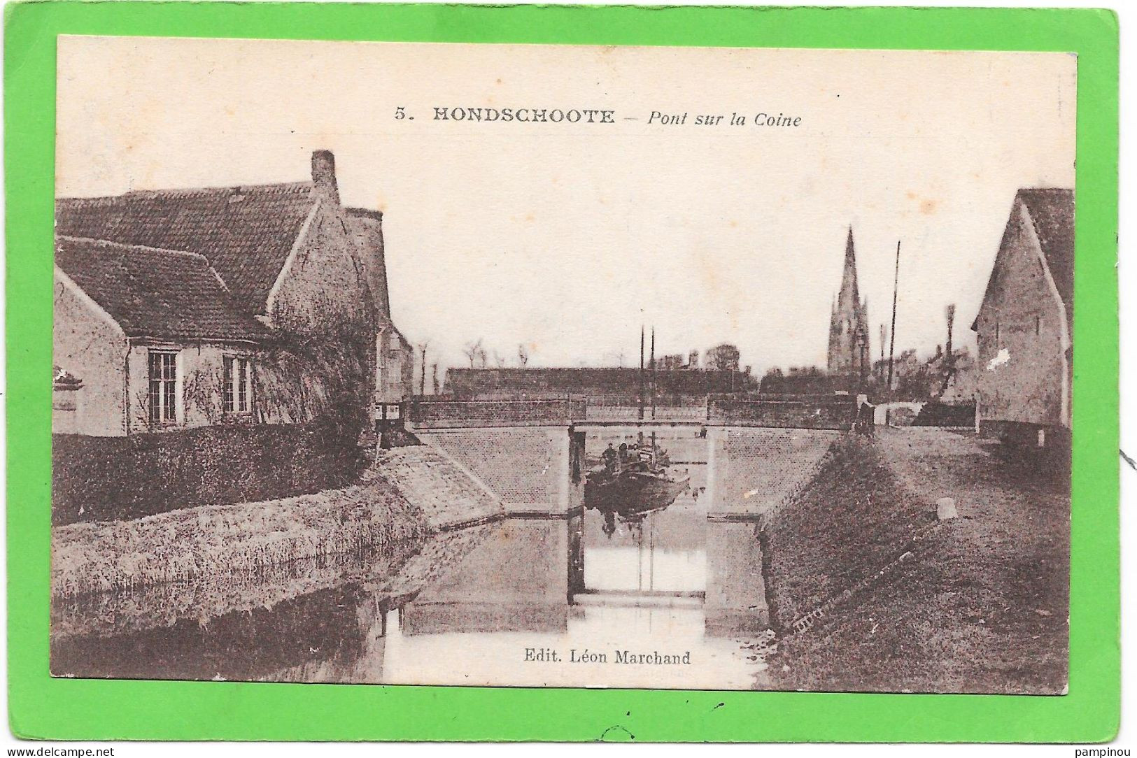 59 HONDSCHOOTE - Pont Sur La Coine - Hondshoote