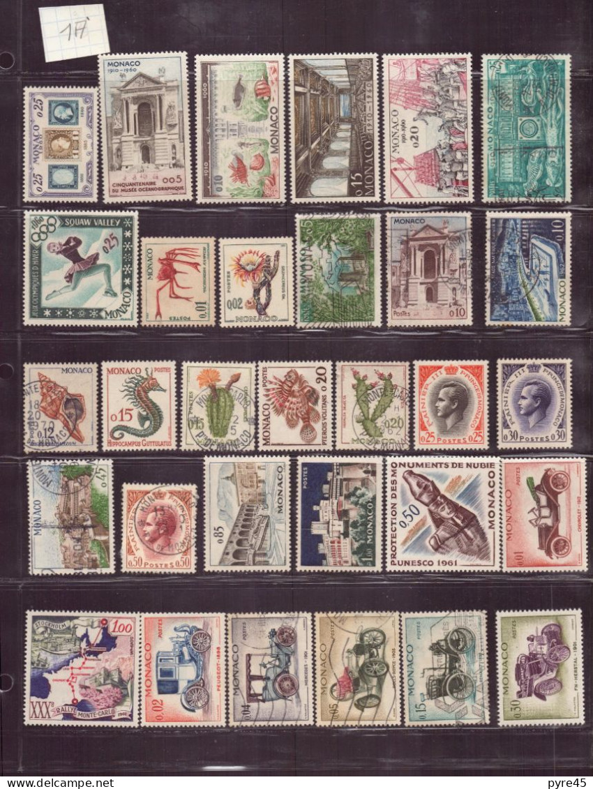 Monaco, 1960/1964, Lot De 57 TP Neufs Et Oblitérés - Altri & Non Classificati