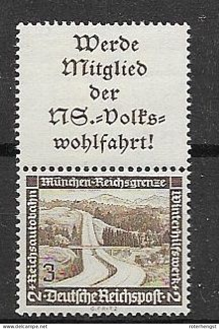 Reich From Booklet Panes Mnh ** 1936 Bridges And Buildings (3 Scans) 96 Euros - Libretti