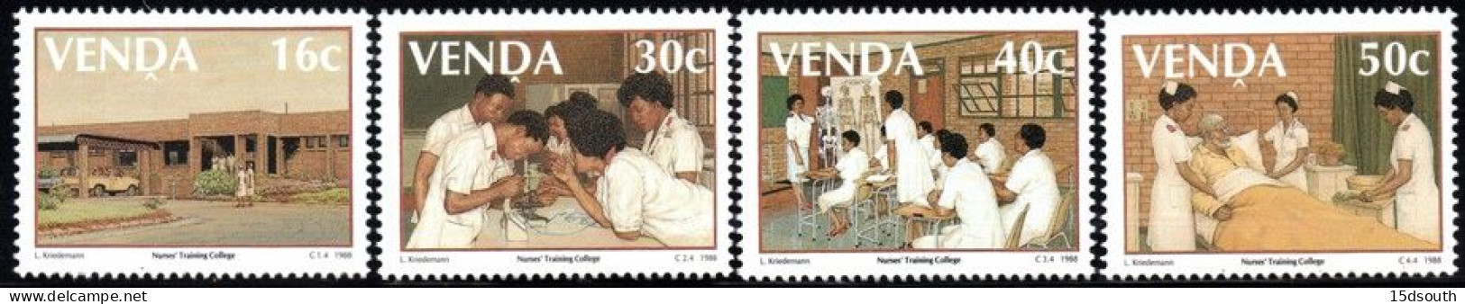 Venda - 1988 Nurses' Training College Set (**) # SG 175-178 , Mi 175-178 - Venda