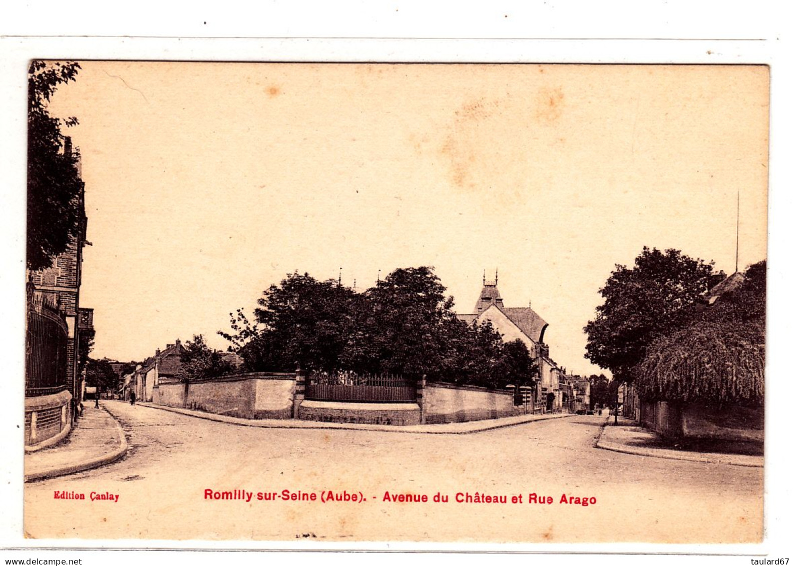 Romilly Sur Seine Avenue Du Chateau Et Rue Arago - Romilly-sur-Seine