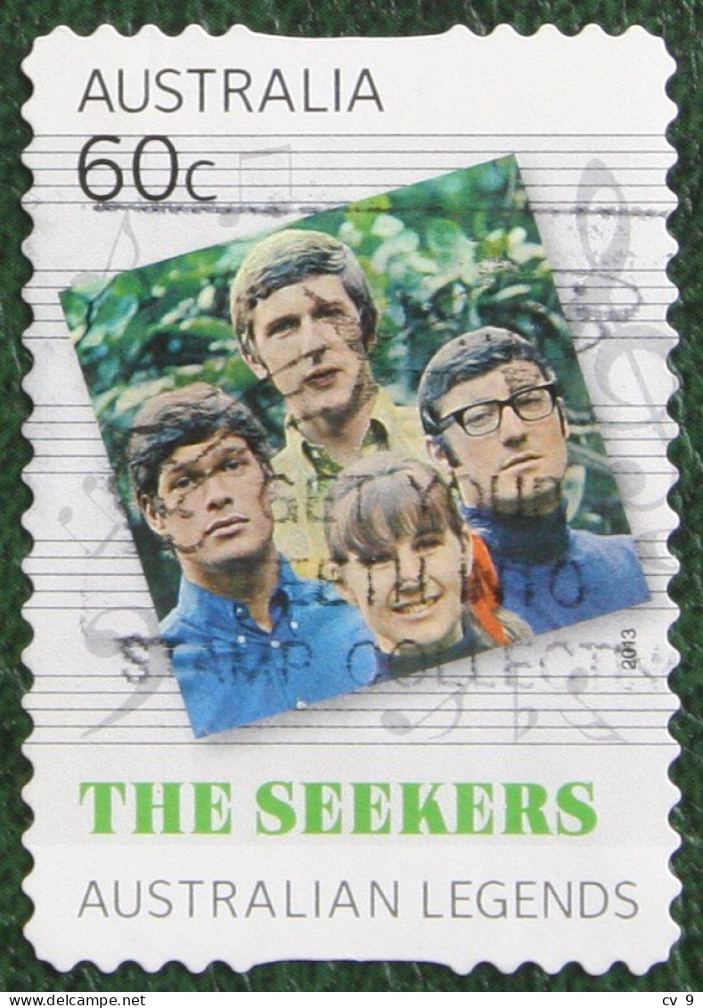 The Seekers Australian Legends Of Music Self-ad  2013 Mi 3878 Y&T Used Gebruikt Oblitere Australia Australien Australie - Used Stamps