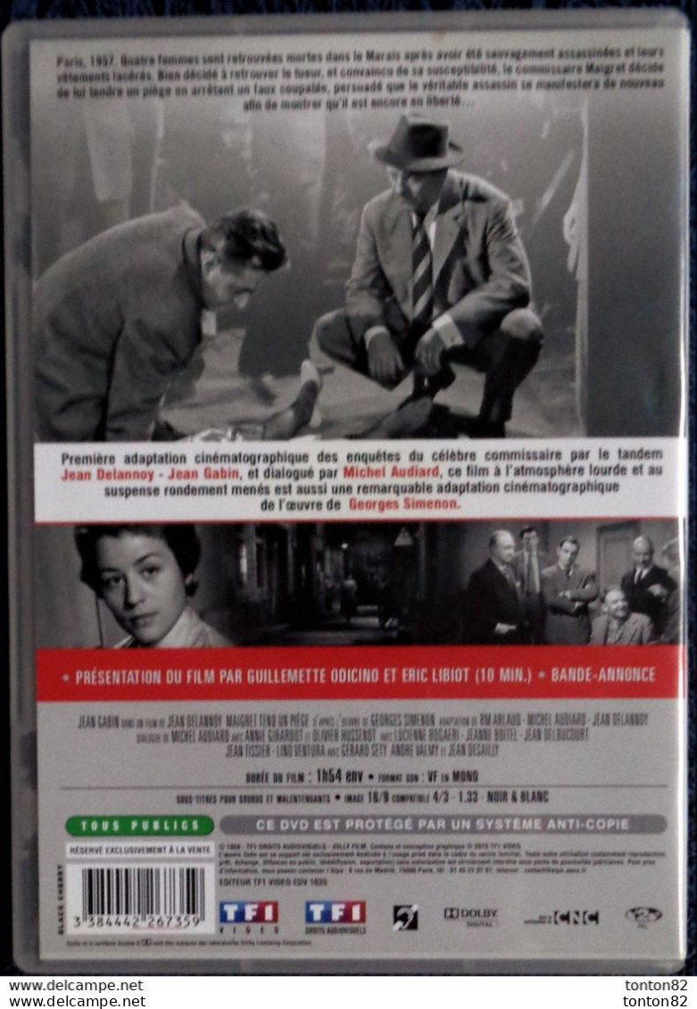 Maigret Tend Un Piège - Film De Jean Delannoy / Michel Audiard - Jean Gabin - Annie Girardot- Lino Ventura . - Policiers