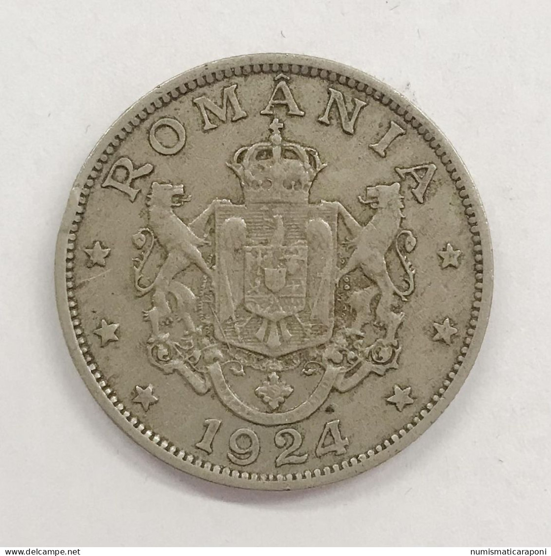 Romenia  Romania 2 Lei 1924 Ferdinando I E.1149 - Roumanie