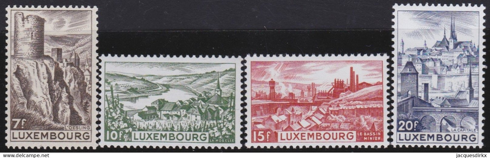 Luxembourg    .   Y&T     .    406/409    .    **      .      Neuf Avec Gomme Et SANS Charnière - Neufs