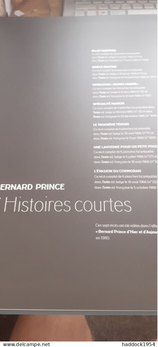 Bernard Prince 2 En Noir Et Blanc HERMANN GREG Black Et White éditions 2021 - Eerste Druk
