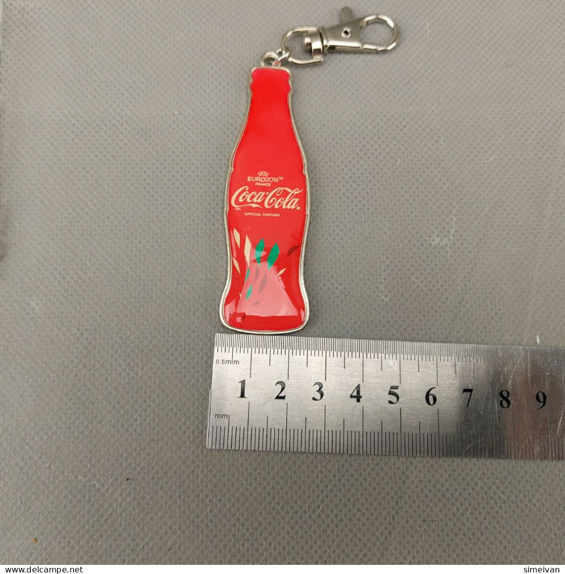 Coca Cola Euro 2016 Key Chain Key Ring #0531