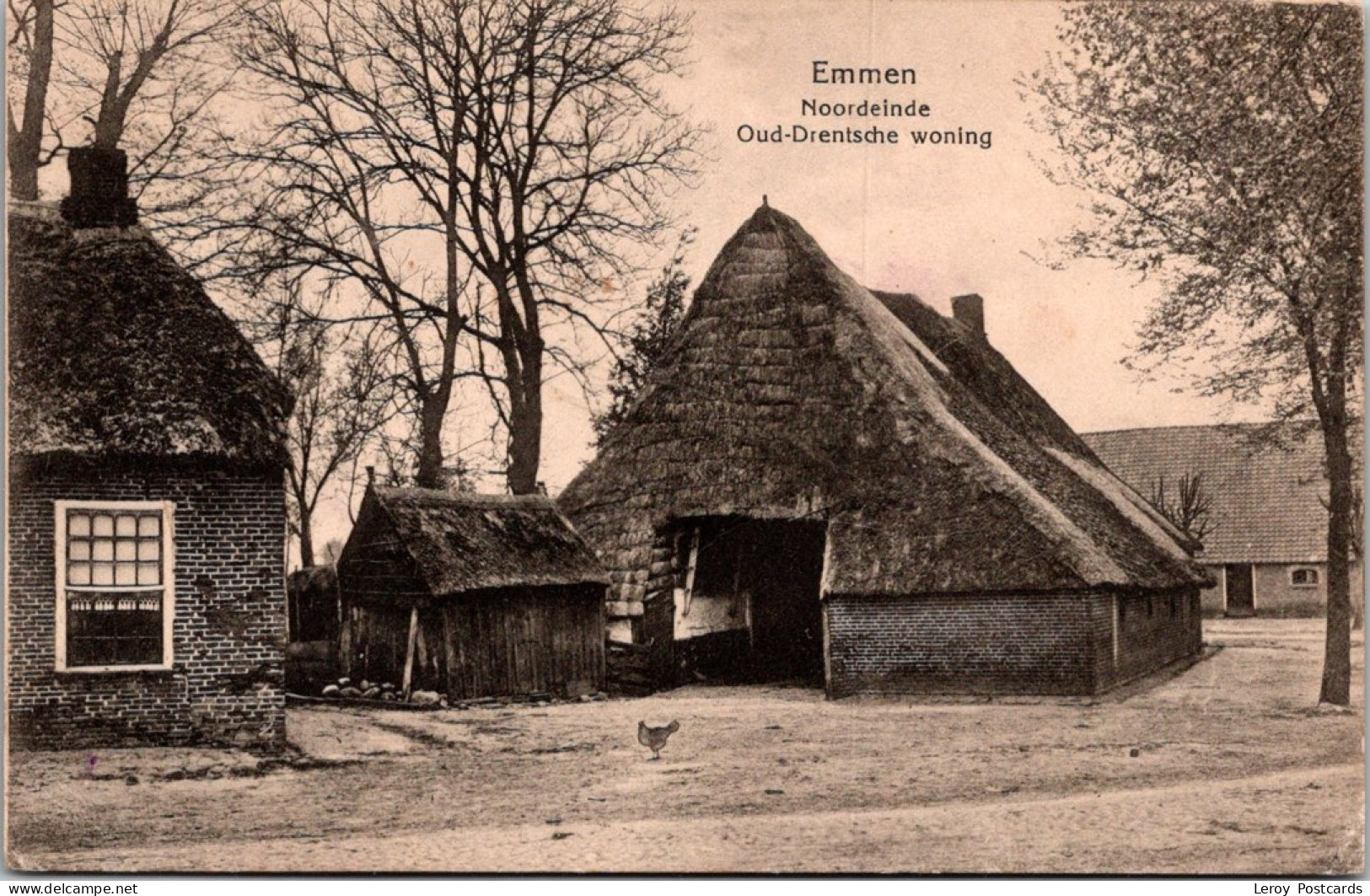#3616 - Emmen, Noordeinde, Oud Drentsche Woning (DR) - Emmen