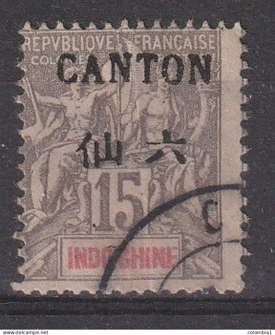 CANTON YT 22 Oblitéré - Usati