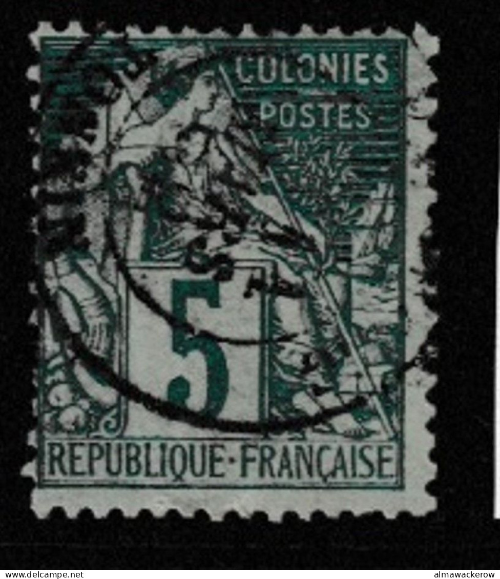 Tonkin 1883 Oblitération Haiphong Tongkin Sur Alphée Dubois Oblitéré O - Used Stamps