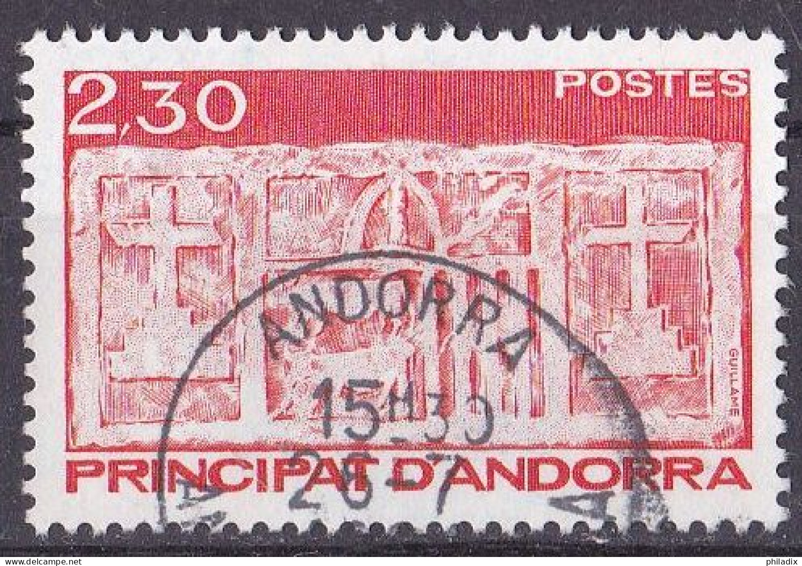 Andorra Französisch Marke Von 1990 O/used (A1-60) - Gebruikt