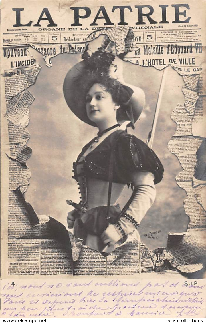 Thème  Presse.          Journaux Crevés:   La Patrie.  Octobre 1907    (voir Scan) - Sonstige & Ohne Zuordnung