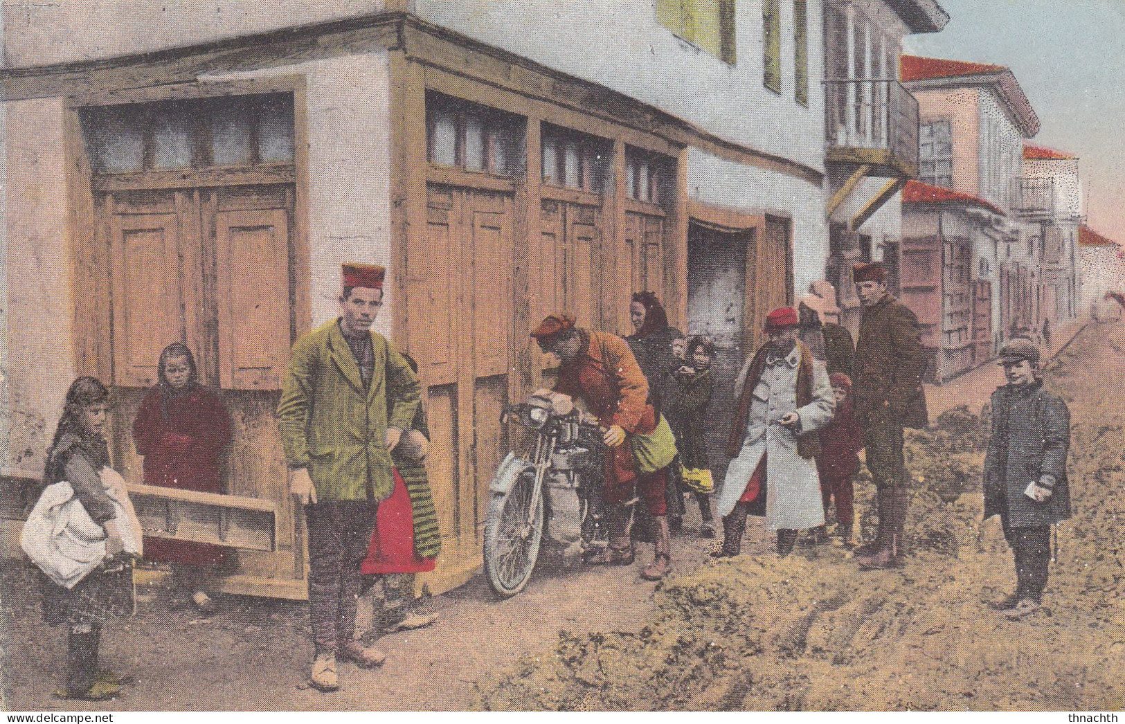 Doiran -motocicliste Anglais -macedoine -guerre 1914-18 - Macedonia Del Nord