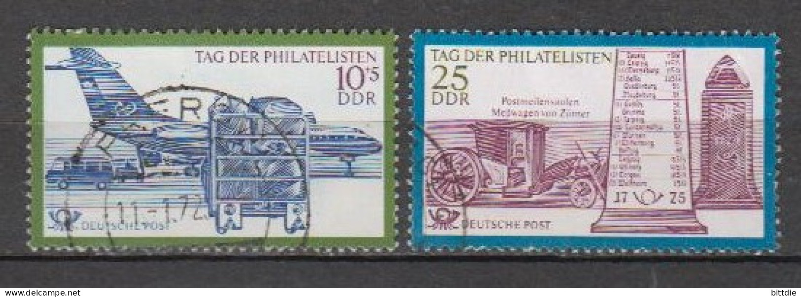 DDR  1703/04 , O  (U 3864) - Gebraucht