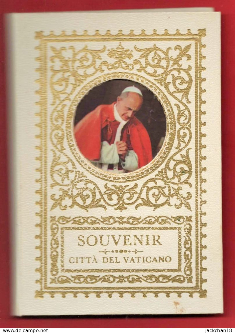 -- SOUVENIR CITTA DEL VATICANO / TIMBRES Et MONNAIES / PAPE PAUL VI 1969 -1978 -- - Autres & Non Classés