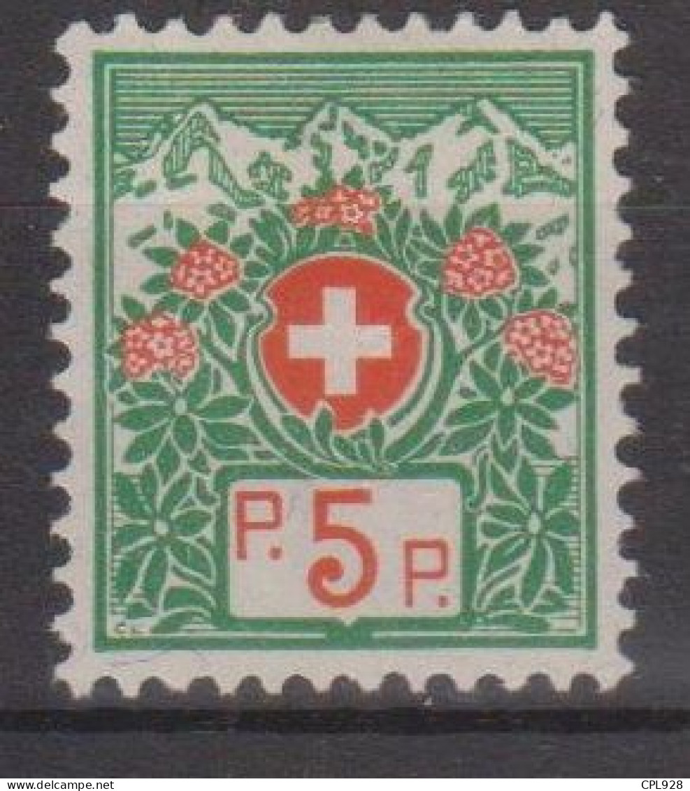 Suisse Timbre De Franchise N° 4 Avec Charnière - Franchigia