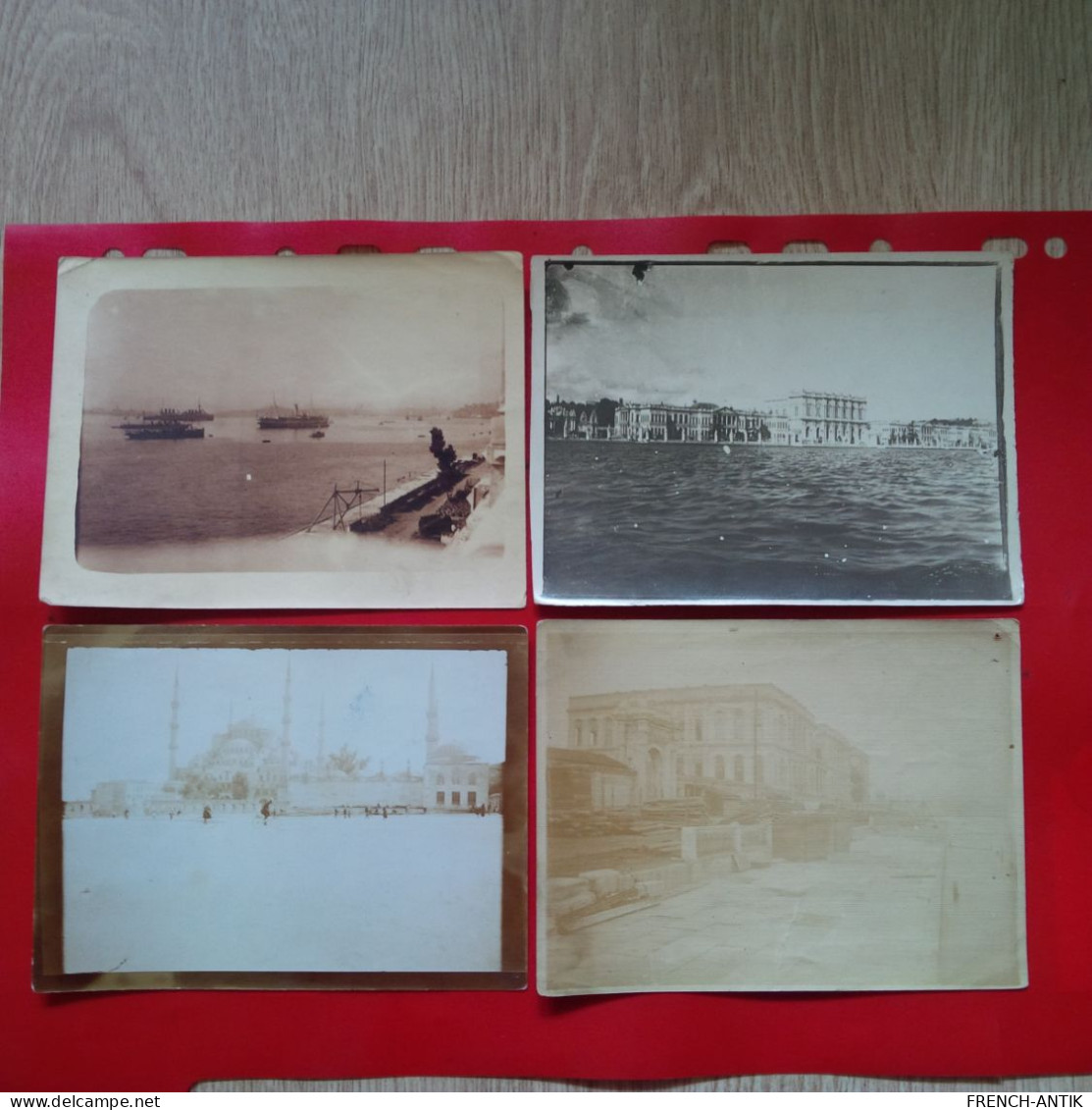 LOT 8 PHOTO TURQUIE ET UNE FLORINA 1918 ENVIRON - Albums & Verzamelingen