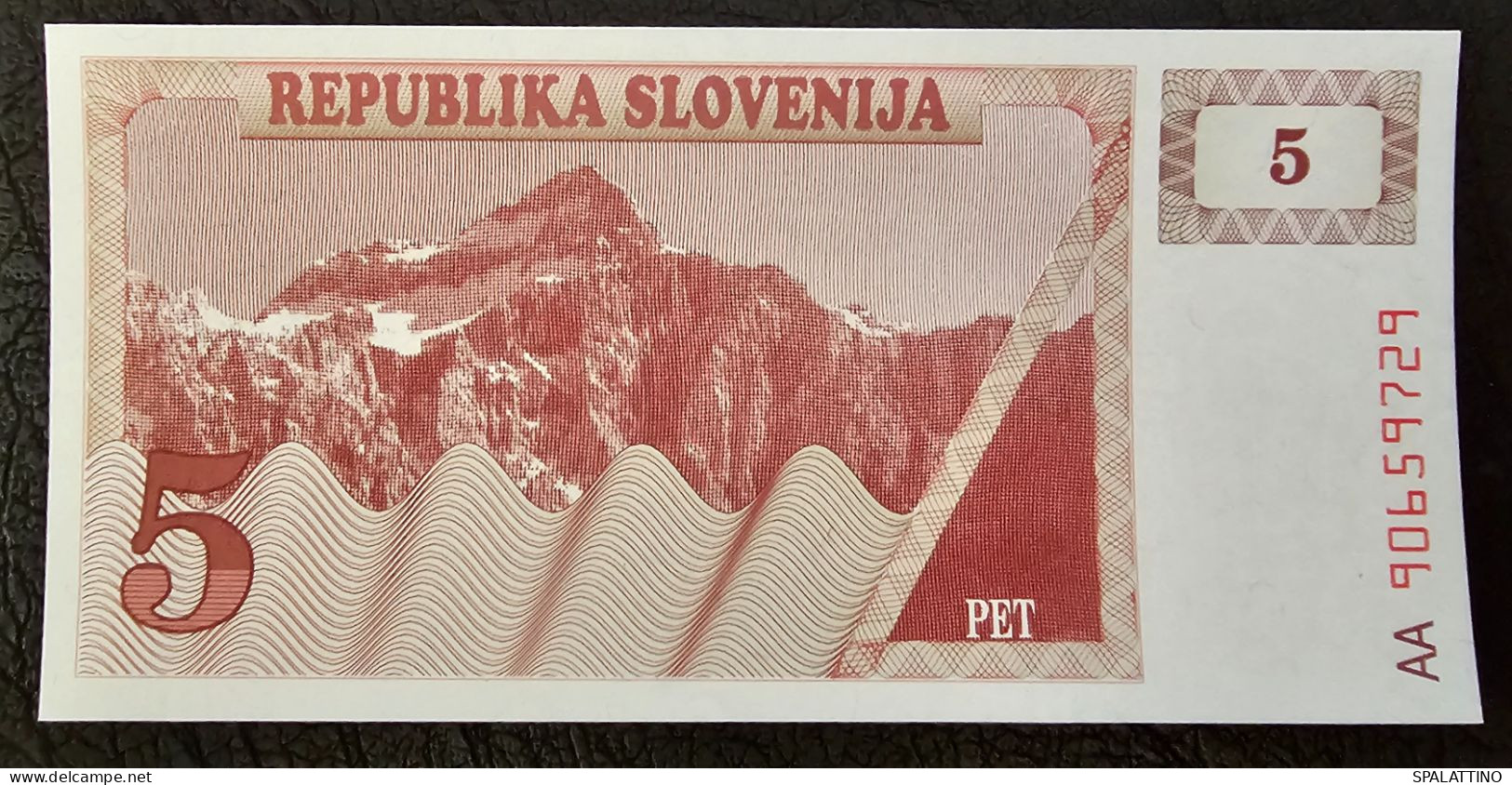 SLOVENIA- 5 TOLARJEV 1991. - Eslovenia