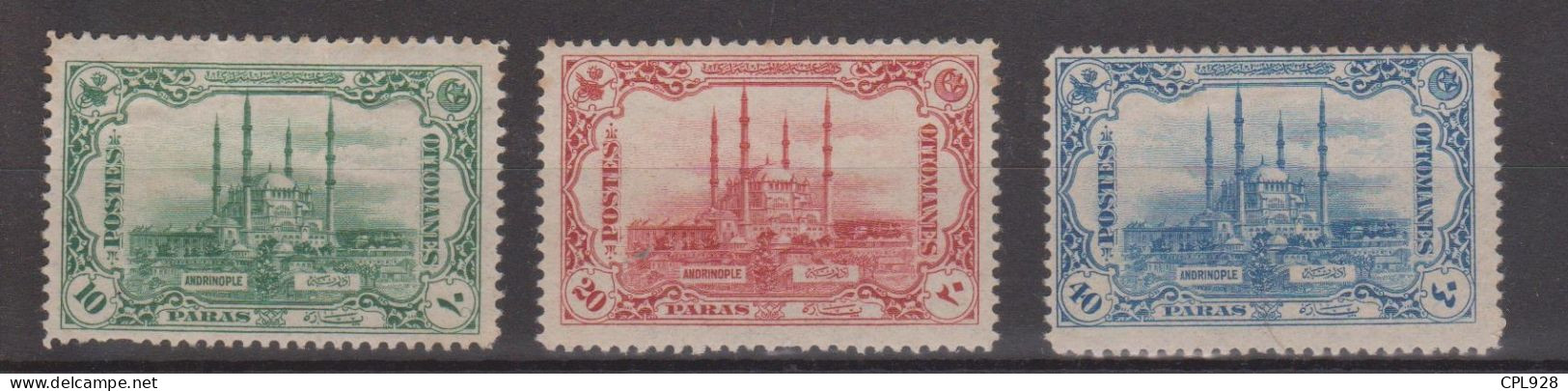 Turquie Taxe N° 51 à 53 Avec Charnières - Timbres-taxe