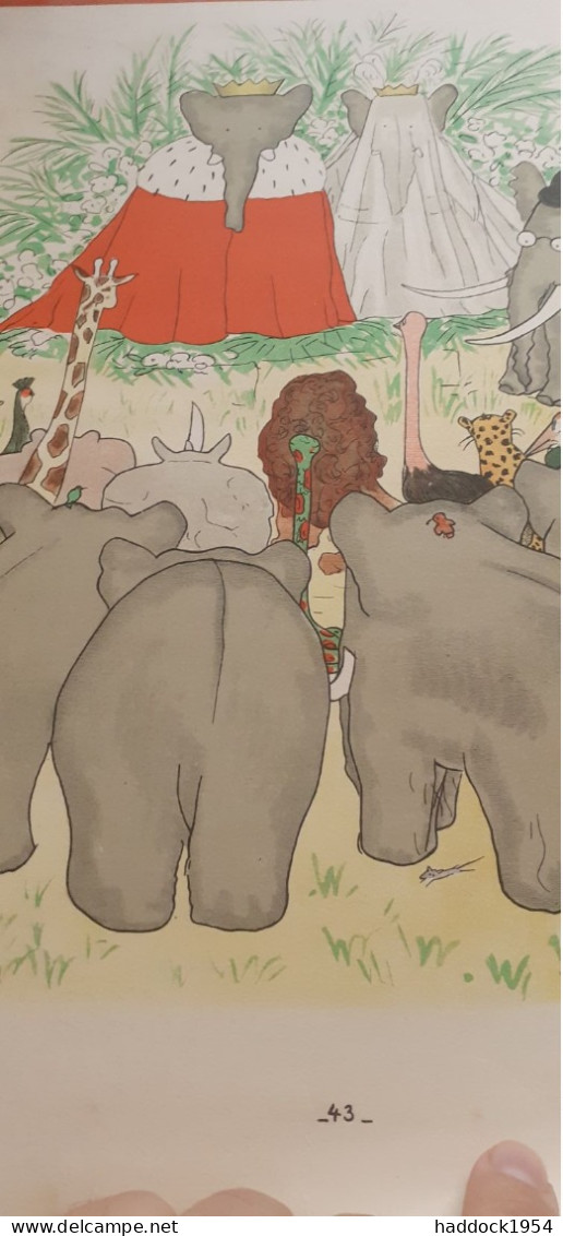 histoire de BABAR le petit élèphant JEAN DE BRUNHOFF hachette 1949