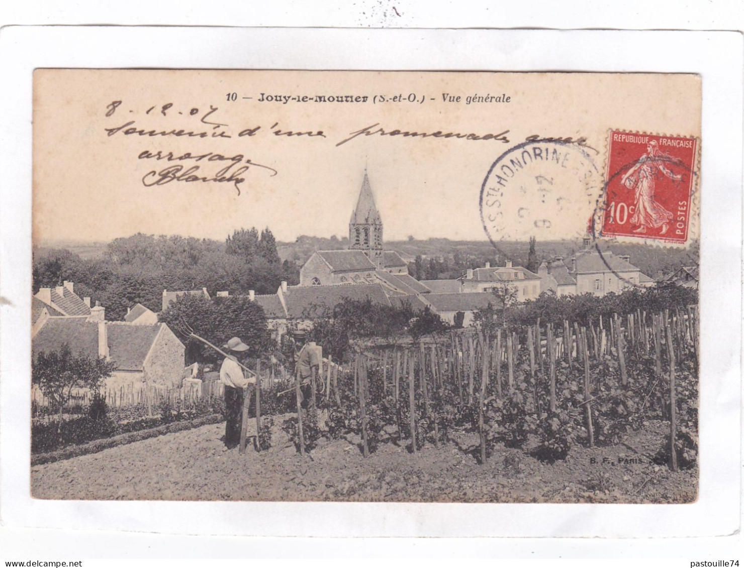 CPA :  14 X 9  -  Jouy-le-Moutier  -  Vue Générale - Jouy Le Moutier