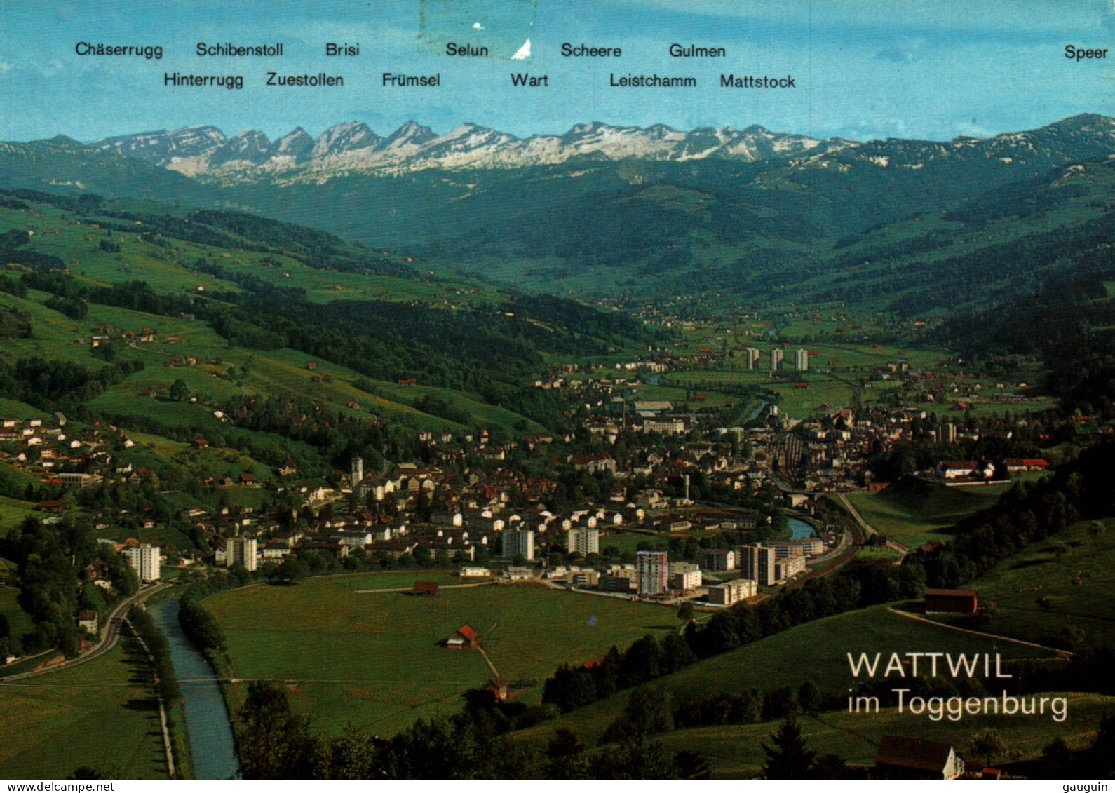 CPM - WATTWIL - Vues Panoramiques  .... LOT 2 CP   - Wattwil