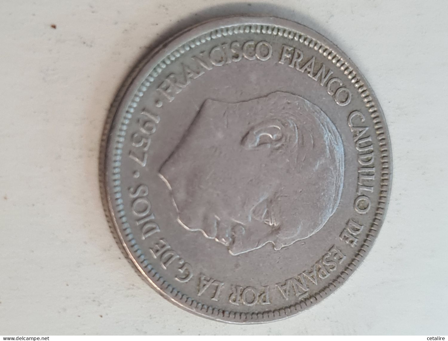 ESPAGNE 5 Pesetas 1957 SUP - 100 Peseta