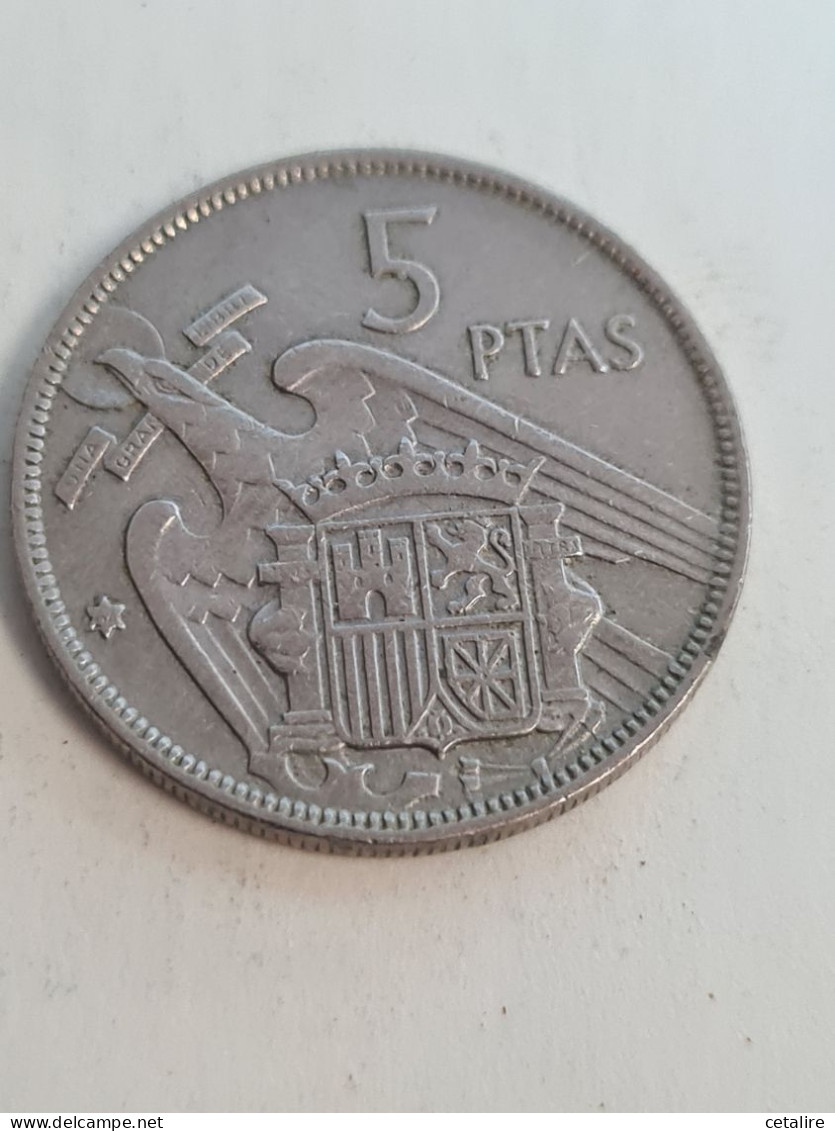 ESPAGNE 5 Pesetas 1957 SUP - 100 Pesetas