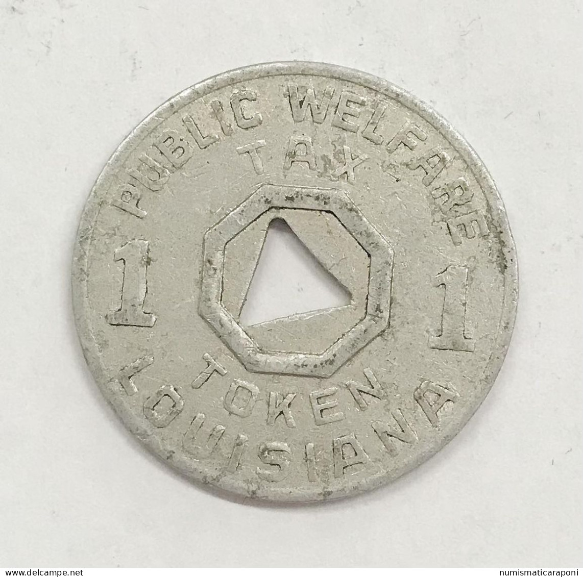 USA U.s.a. Public Welfare Tax Token Louisiana E.123 - 1892-1916: Barber